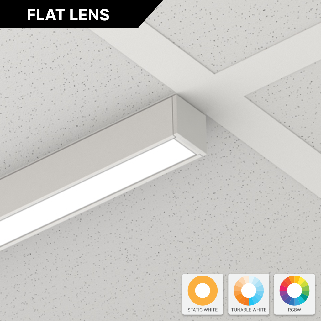 GRIDBar 15/16" Flat Lens